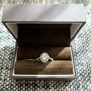 Diamond Engagement Ring 1 ct tw Round 14K